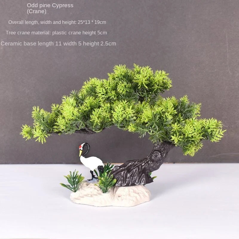plante artificielle bonsaï en plastique pour décoration intérieure - vue 22 sur 41