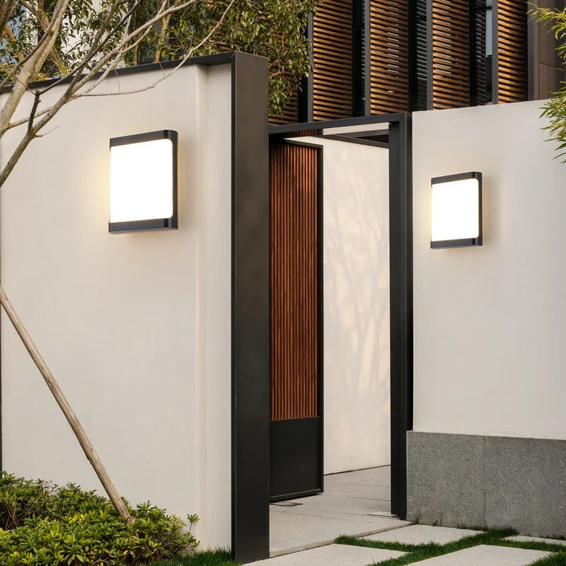 applique murale led extérieure étanche pour jardin balcon - vue 6 sur 10