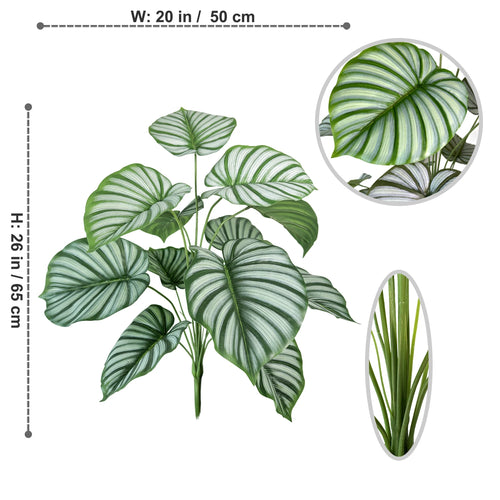 Artificial monstera plant with realistic leaves for indoor decoration - vue 21 sur 29