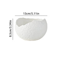 Bol céramique forme coquille irrégulière style raffiné