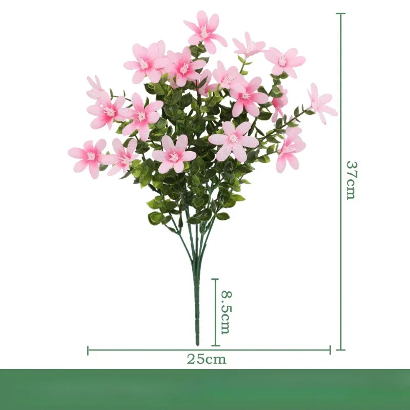 lot de 3 bouquets d eucalyptus artificiels en soie décoration intérieure - vue 23 sur 24