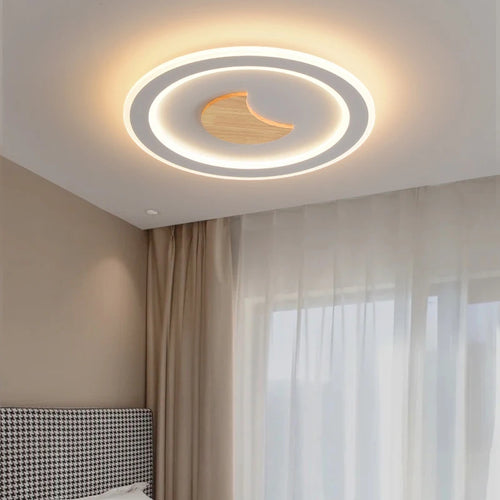 Modern minimalist recessed LED ceiling light Nordic creative loft - vue 3 sur 12