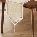 Chemin de table vintage floral style campagne lin