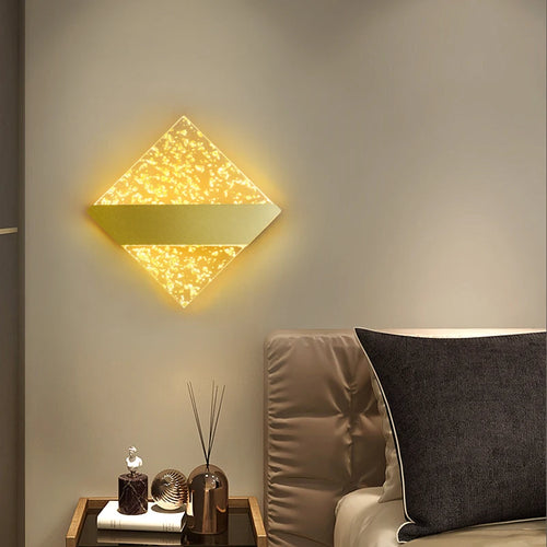 Modern minimalist luxury feather LED wall light - vue 5 sur 10