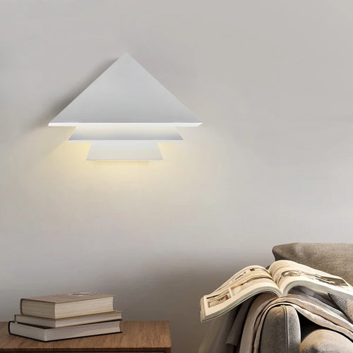 Minimalist nordic LED wall light, ideal decorative loft fixture - vue 4 sur 10