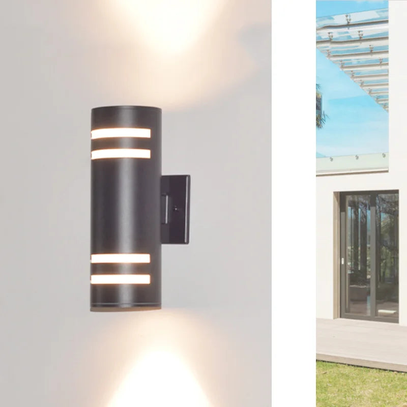 applique extérieure moderne pour éclairage jardin et couloir - vue 7 sur 6