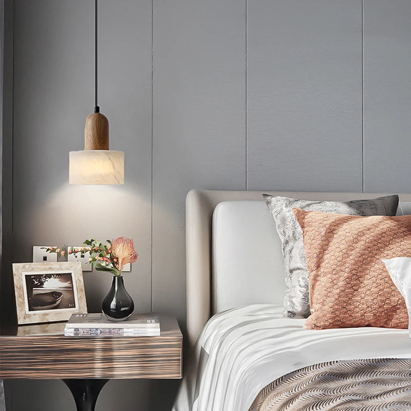 applique murale en marbre design nordique pour décoration intérieure - vue 5 sur 9