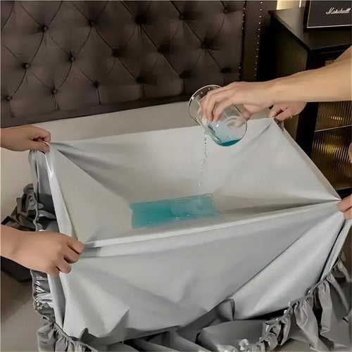 Safe Waterproof Mattress Protector, Soft Comfortable Breathable Solid Color Bedding Mattress Cover Fitted, Machine Washable - vue 6 sur 14