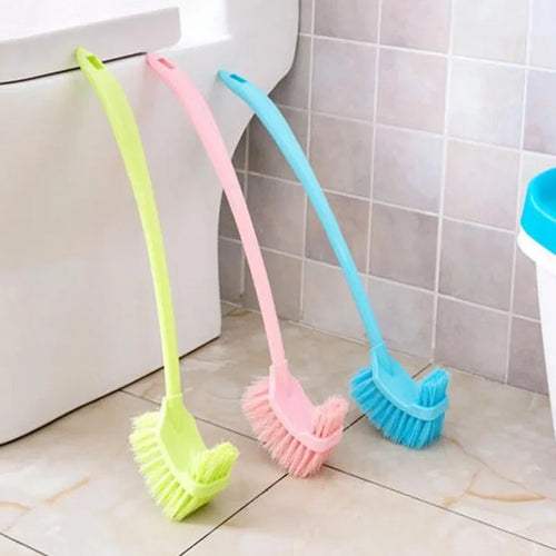 brosse de nettoyage en plastique à long manche pour coins difficiles - vue 4 sur 8