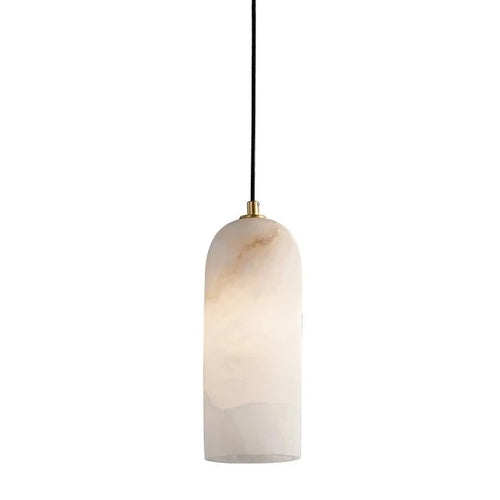Lustre en laiton et marbre importé - vue 11 sur 19