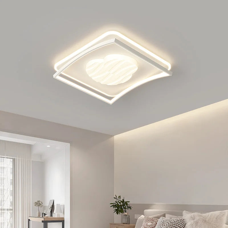 plafonnier led design nordique moderne luminaire décoratif simple - vue 6 sur 11