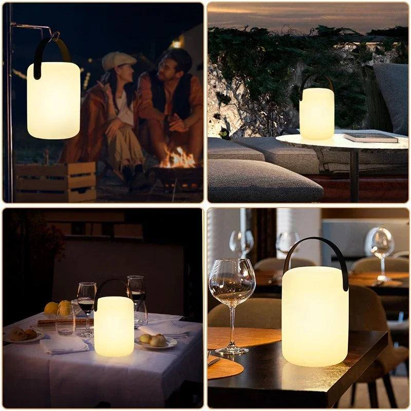 lampe portable rechargeable avec 16 couleurs à distance - vue 4 sur 8