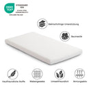 Mattress, Comfortable, Honeycomb Fabric, Bamboo Carbon Sponge, Eco-Tex Certified, Ergonomic, breathable and durable, Compression Sve