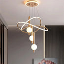 Minimalist post-modern chandelier for elegant interior decor