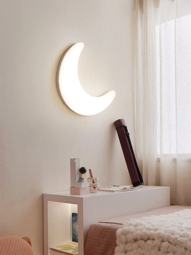 applique murale led en croissant d'intérieur simple - vue 5 sur 8