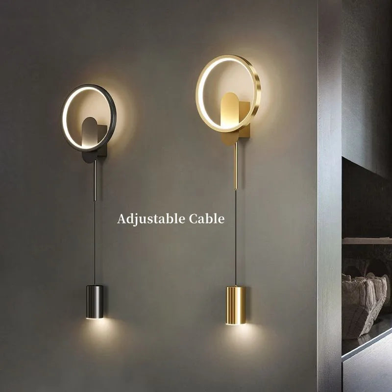 applique murale moderne à led luminaire suspendu décoratif et idéal - vue 5 sur 9