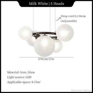 suspension moderne et créative pour une décoration élégante