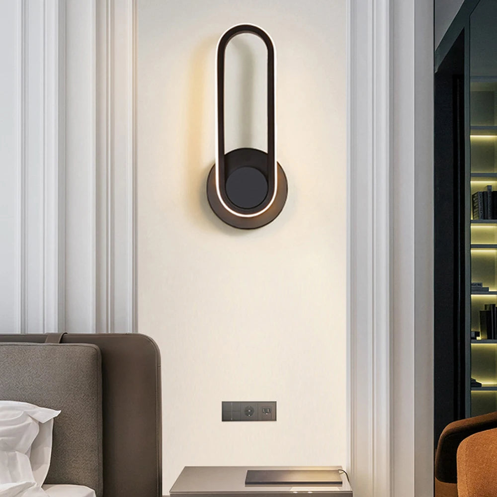 Applique murale led modernes intérieur décor maison  luminaires 90-260v - vue 4 sur 8