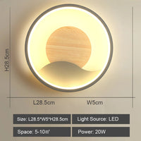 Applique murale LED d'intérieur moderne