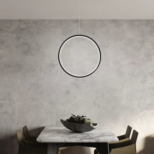 Minimalist nordic style LED pendant light for indoor use - vue 6 sur 18