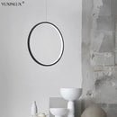 Minimalist nordic style LED pendant light for indoor use
