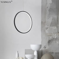 Minimalist nordic style LED pendant light for indoor use
