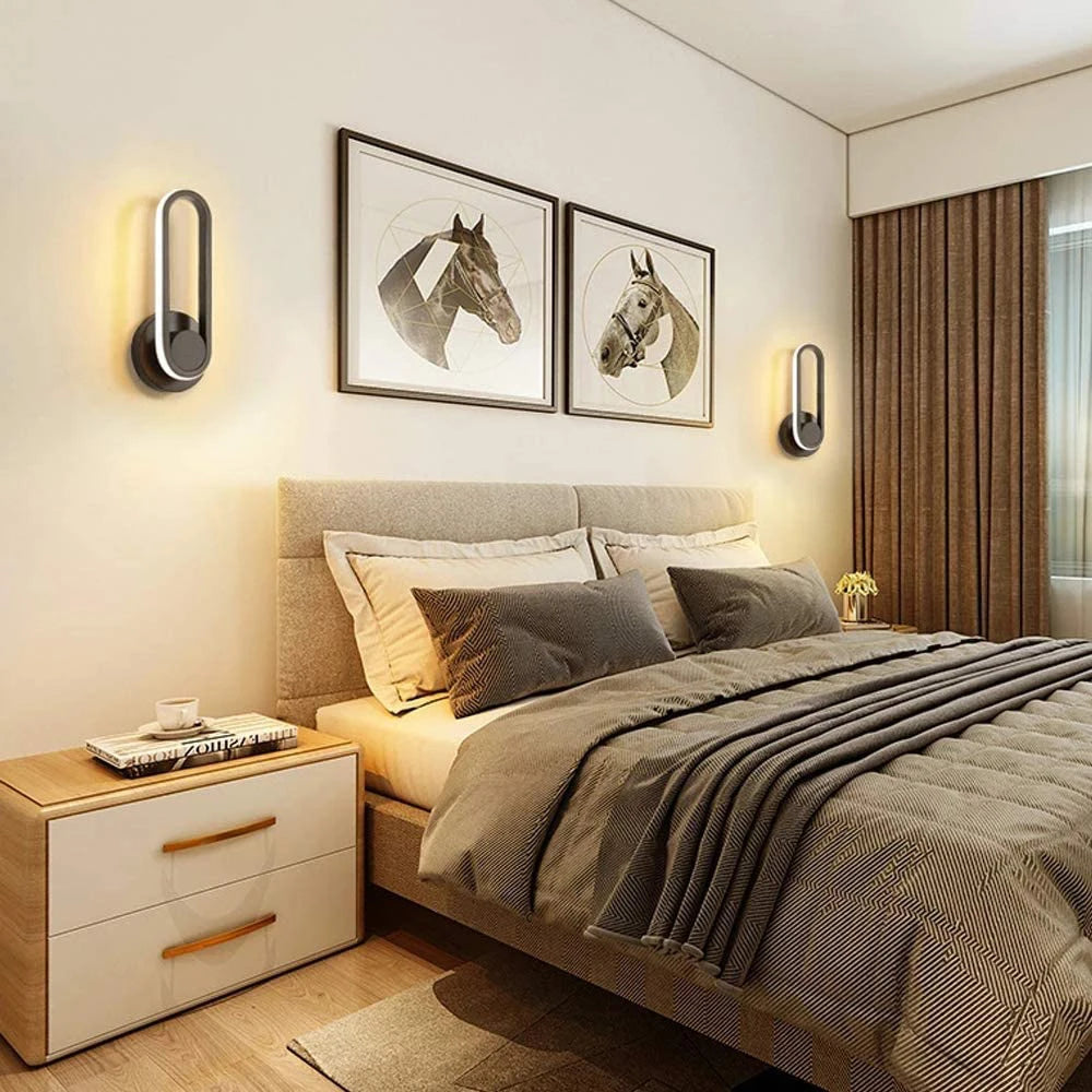 Applique murale led modernes intérieur décor maison  luminaires 90-260v - vue 3 sur 8