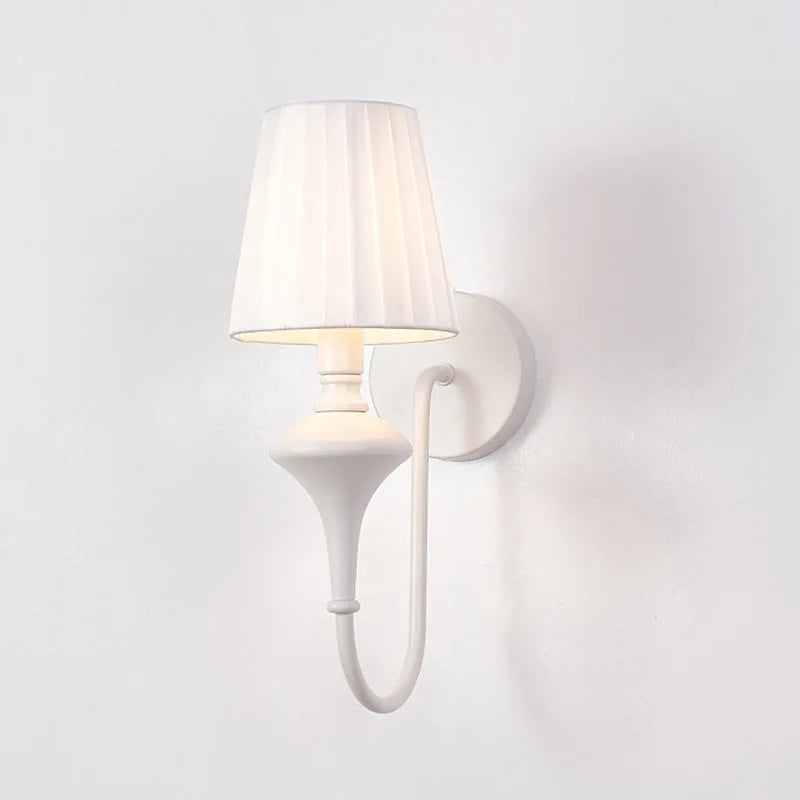 applique murale moderne élégante en tissu luminaire décoratif d'intérieur - vue 5 sur 6