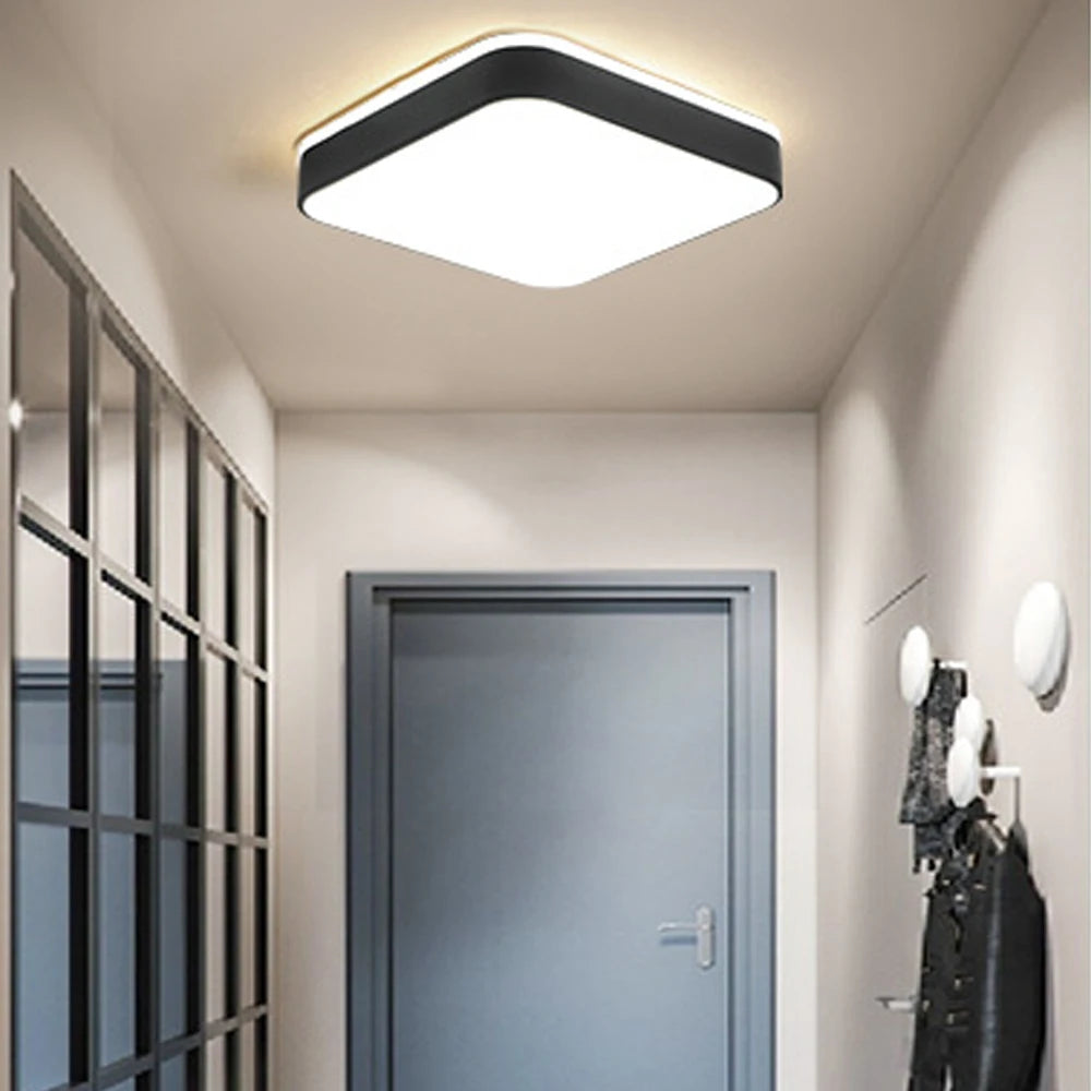 Plafonnier led nordique ultra-mince moderne - vue 6 sur 7