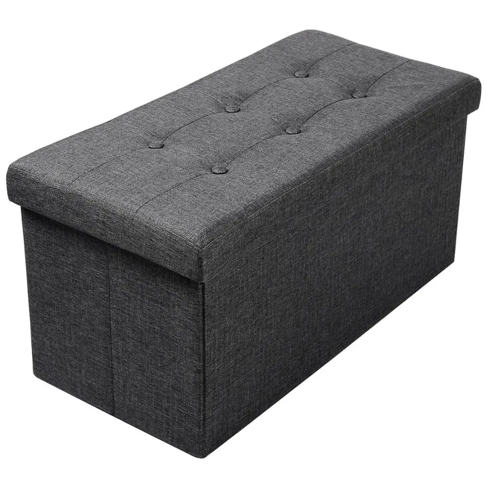 coffre de rangement pliable fonctionnel avec repose-pieds amovible - vue 15 sur 15