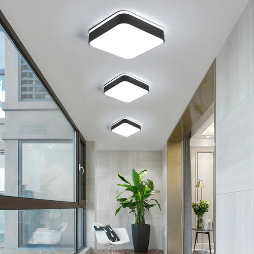 Plafonnier led nordique ultra-mince moderne - vue 6 sur 7