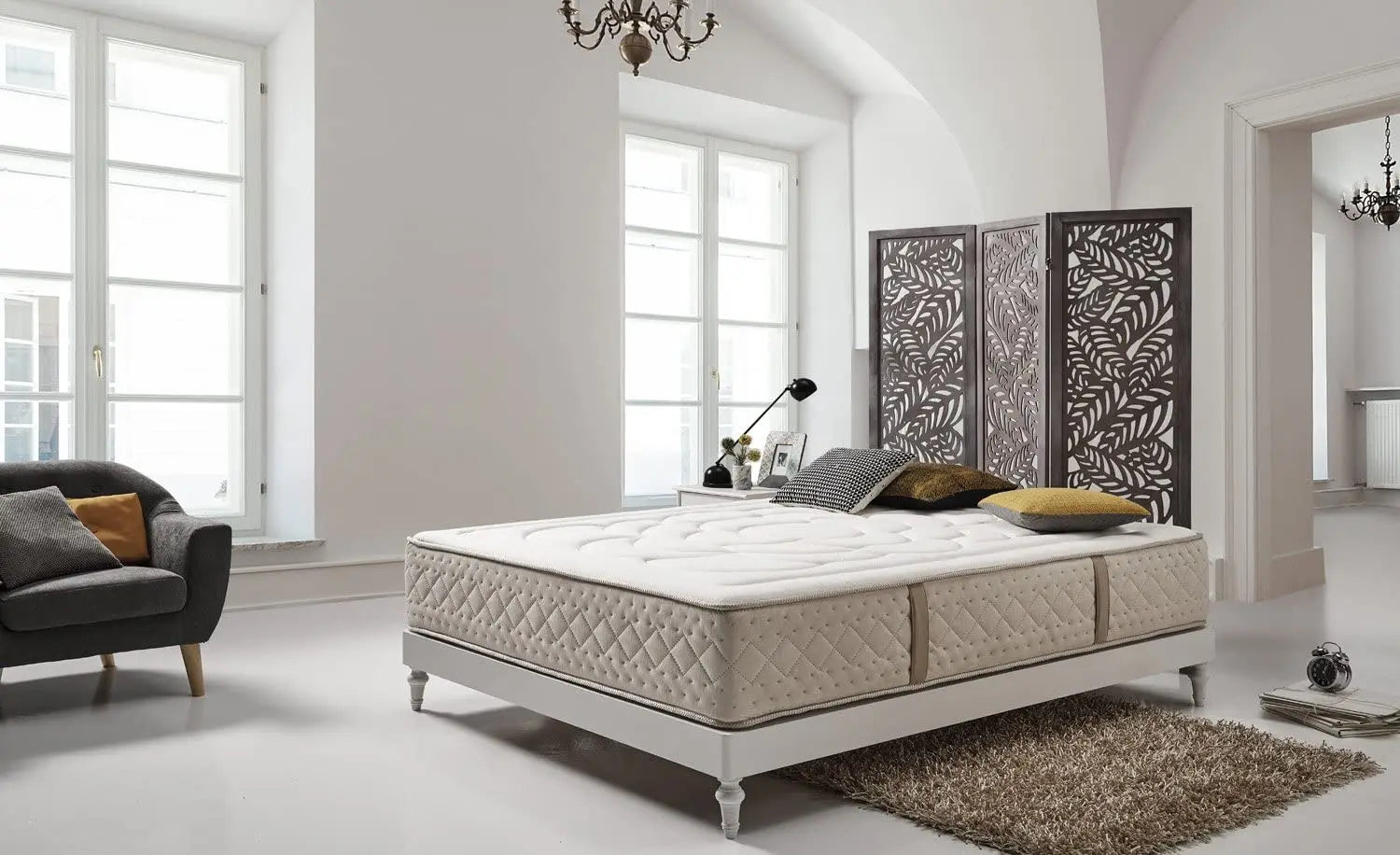 SIMPUR, Mattress Dream Repair, Height 30 Cm, Foam, Viscoelastic, All Measurements, Medium/High Firmness, 13 Comfort Zones, Ergonomic,, 135x190,150x190,90x190 - vue 6 sur 6