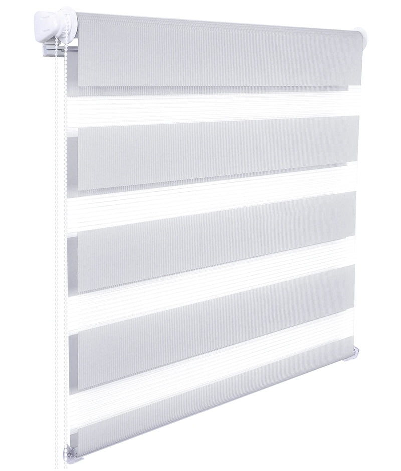 Store vénitien occultant motif zèbre sans perçage fenêtre