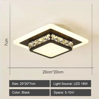 plafonnier led moderne pour éclairage intérieur escalier