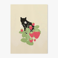 affiche mignonne créature dessin animé art moderne décoratif