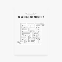 Minimalist bathroom rules poster wall decor