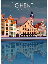 affiche touristique des villes du monde en toile