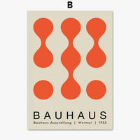 affiches abstraites Bauhaus art mural rétro géométrique décoration intérieure