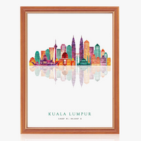 affiches art mural skyline paris londres new york madrid