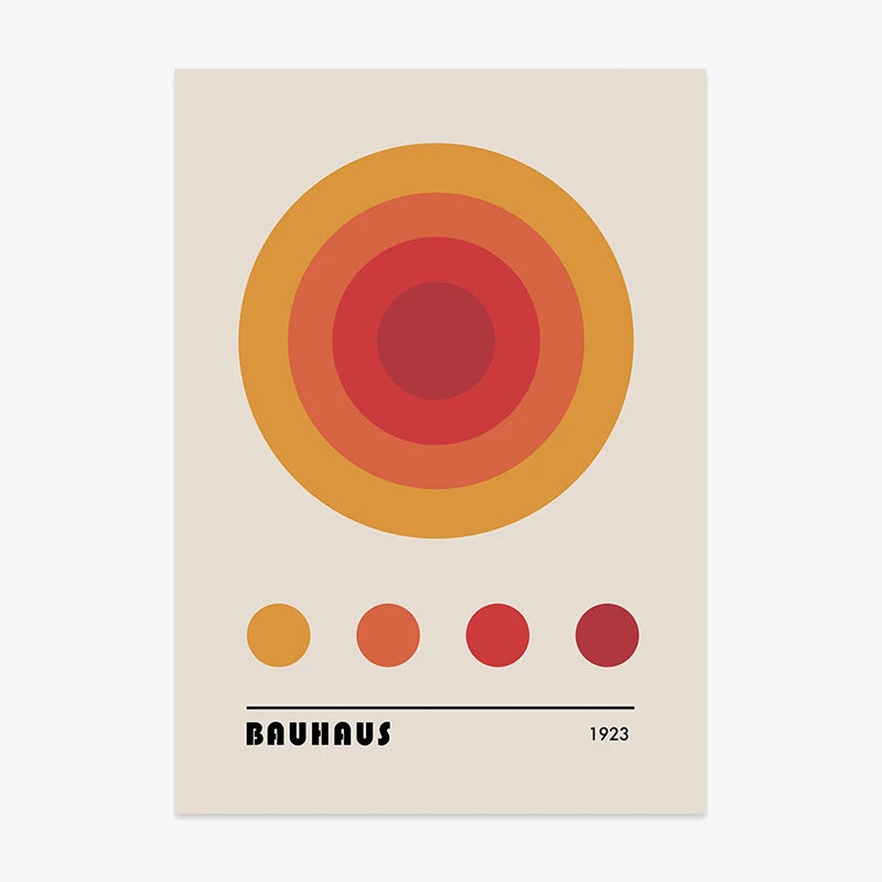 affiches géométriques abstraites minimalistes pour décoration intérieure