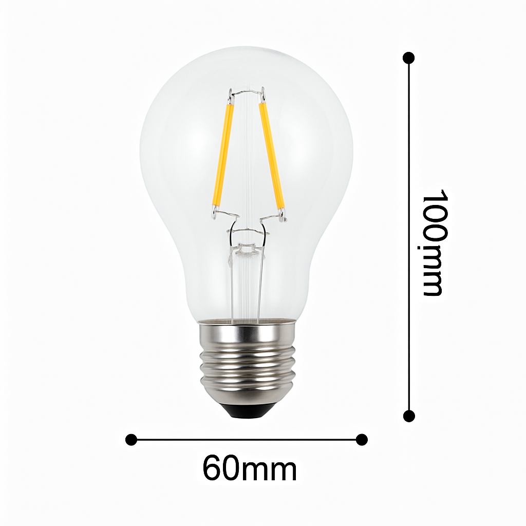 Ampoule globe LED E27 filament à incandescence Edison