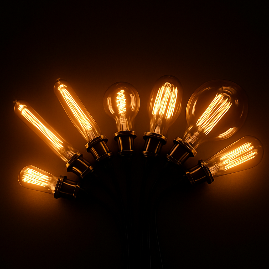 Ampoule gros tube à incandescence filament vintage 40W Edison - vue 2 sur 3