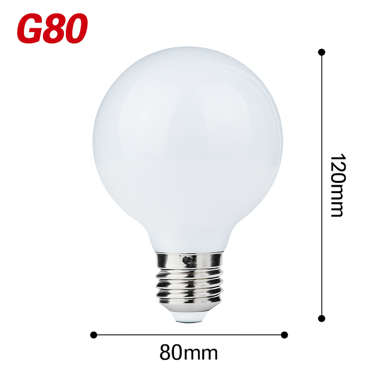 Ampoule LED E27 de 5W en forme de globe