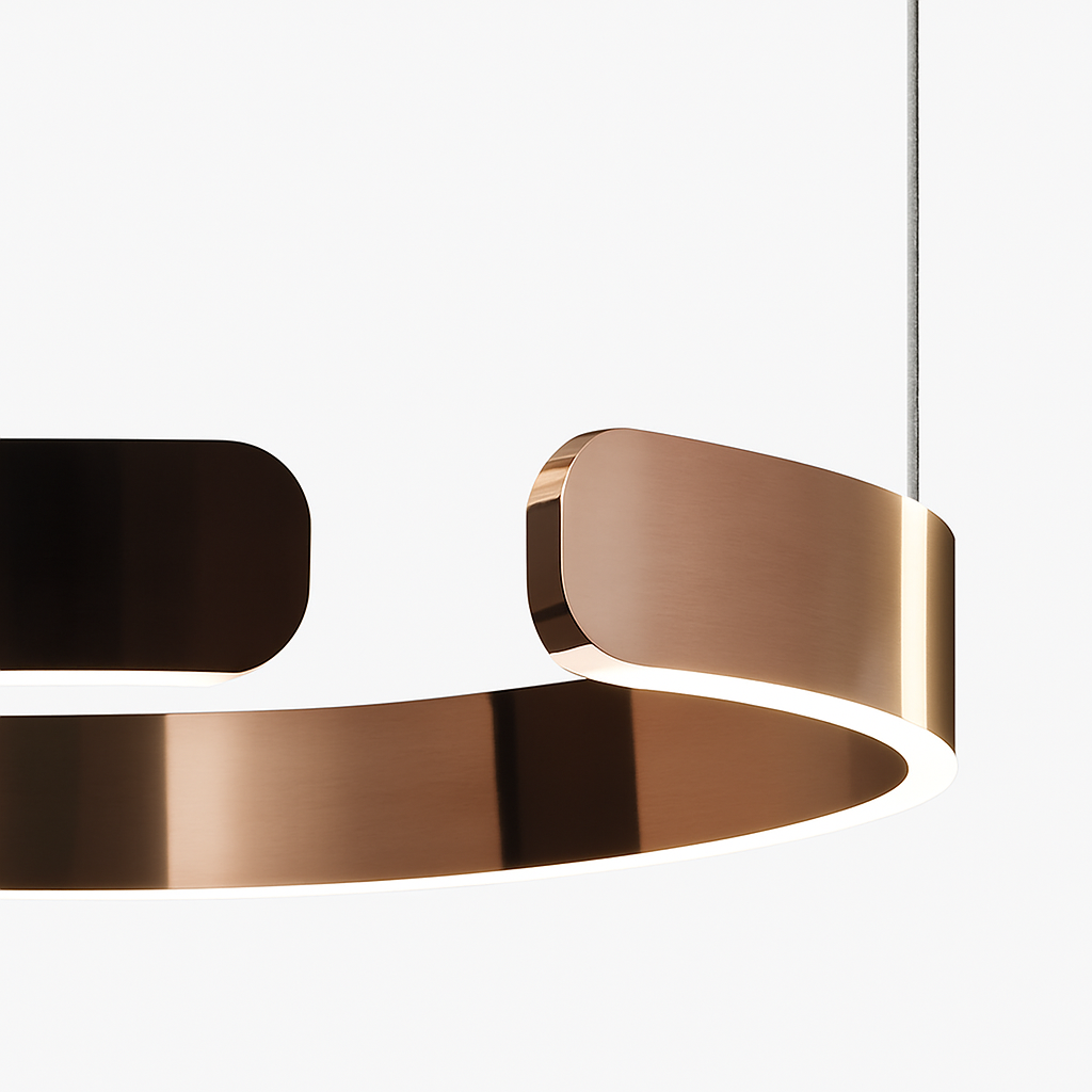 Anneau nordique suspension LED lampe réglable pour salle à manger salon Table centrale cuisine lustre décor à la maison lustres luminaire - vue 4 sur 30