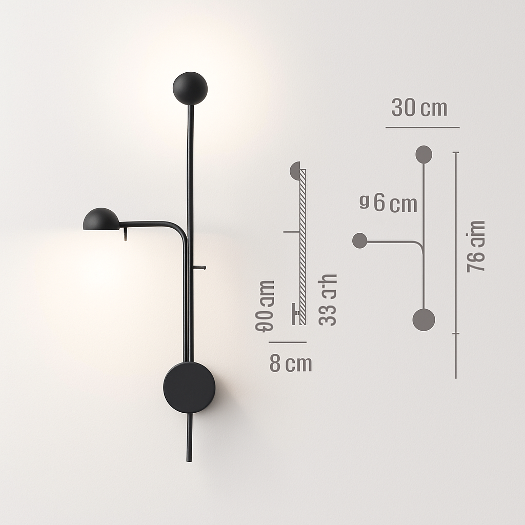Applique design à LED ajustable Foyer - vue 9 sur 10