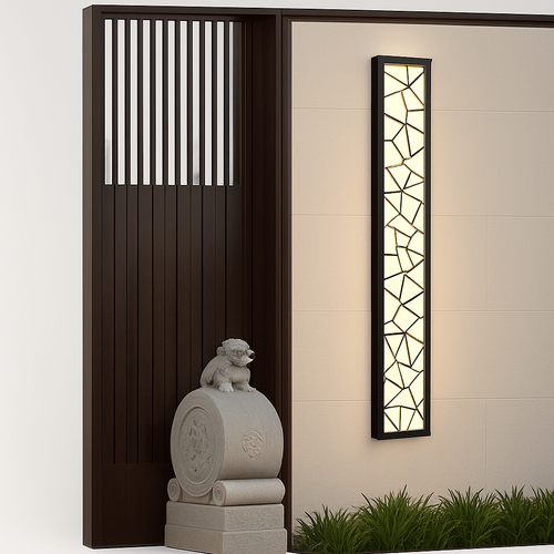 Applique extérieure étanche LED grande applique IP65 en aluminium lumière jardin Villa porche applique lumière 110V 220V applique Luminaire - vue 5 sur 9