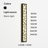 Applique extérieure étanche LED grande applique IP65 en aluminium lumière jardin Villa porche applique lumière 110V 220V applique Luminaire