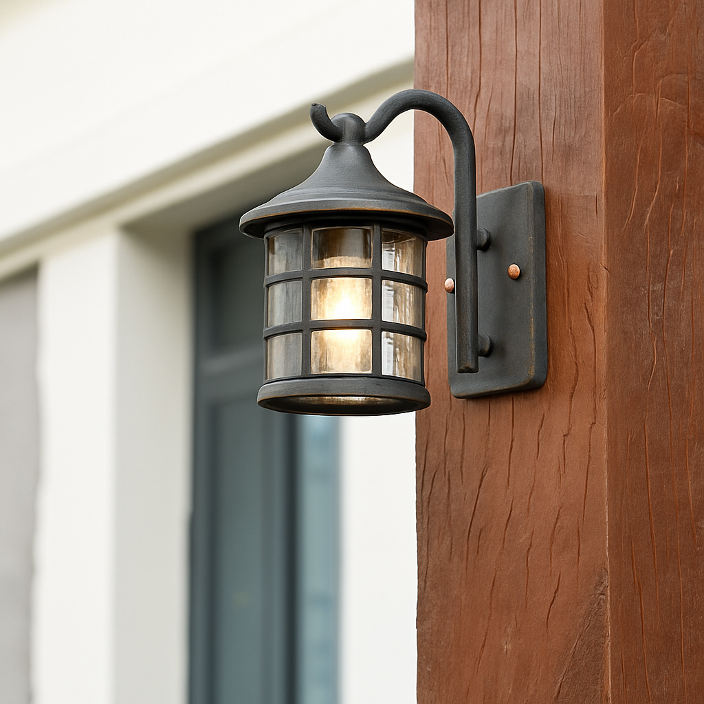 Applique extérieure étanche pays américain rétro allée balcon lampe jardin chevet Style européen extérieur pluie applique murale - vue 4 sur 8