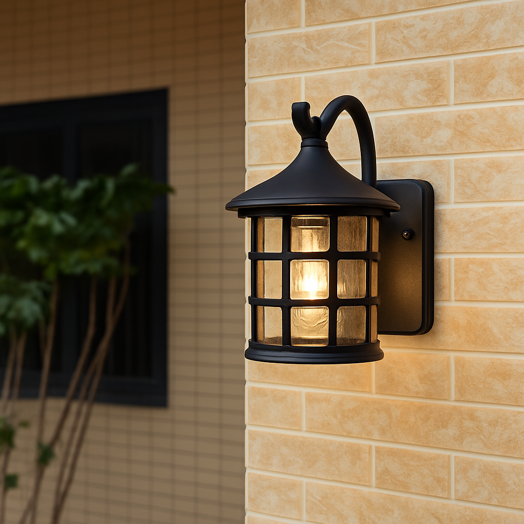Applique extérieure étanche pays américain rétro allée balcon lampe jardin chevet Style européen extérieur pluie applique murale - vue 5 sur 8