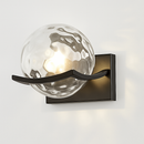 applique led moderne avec abat-jour en verre pour hôtels